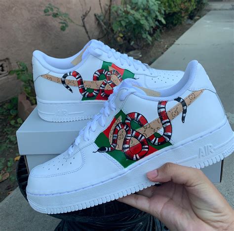 air force one gucci snake.